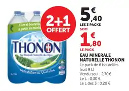 Bi1 THONON EAU MINERALE NATURELLE offre