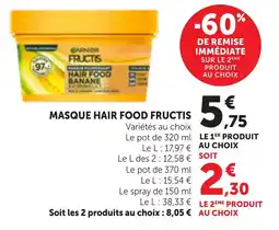 Bi1 GARNIER FRUCTIS MASQUE HAIR FOOD offre