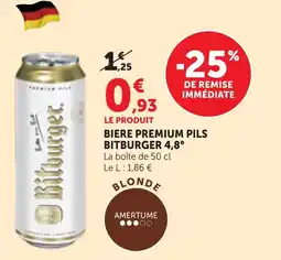 Bi1 Bitburger Bière Premium Pils offre