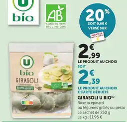 Bi1 U bio GIRASOLI offre