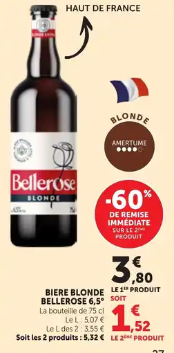 Bi1 Bellerose Bière blonde offre