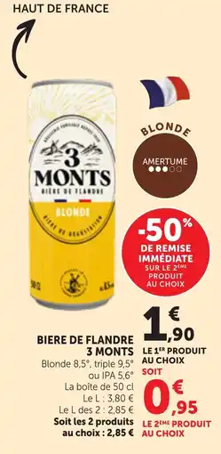 Bi1 3 MONTS BIÈRE DE FLANDRE offre