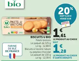 Bi1 U BIO Palets bretons offre