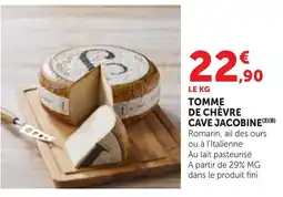 Bi1 Cave Jacobine Tomme de chèvre offre