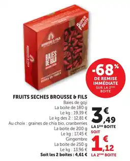 Bi1 BROUSSE & FILS BAIES DE GOJI offre