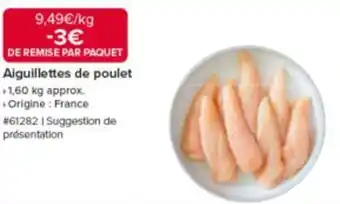 Aiguillettes de poulet