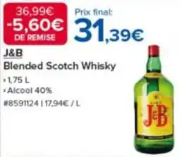 Costco J&B Blended Scotch Whisky offre