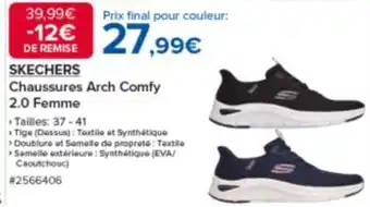 SKECHERS Chaussures Arch Comfy 2.0 Femme