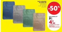 Maximarché Tapis à mémoire offre