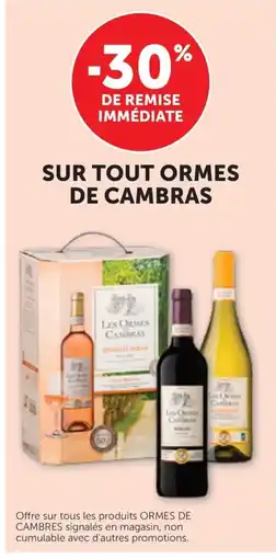 Maximarché Ormes de cambras offre