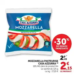 Maximarché CASA AZZURRA MOZZARELLA offre