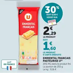 Maximarché U Emmental Français offre