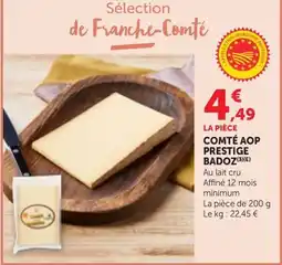 Maximarché COMTÉ AOP PRESTIGE BADOZ offre