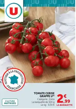 Maximarché U Tomate cerise grappe offre