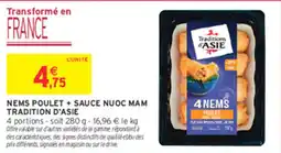Intermarché Contact Traditions d'ASIE NEMS POULET offre
