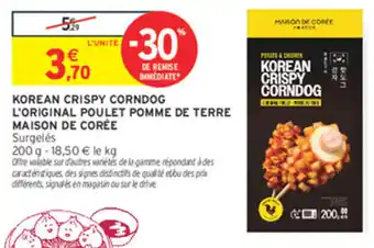 MAISON DE CORÉE KOREAN CRISPY CORNDOG