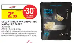 Intermarché Contact MAISON DE CORÉE GYOZA MANDU offre