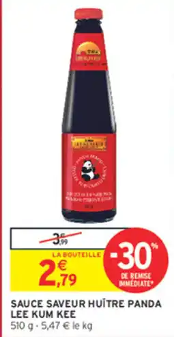 Intermarché Contact LEE KUM KEE Sauce saveur huître panda offre