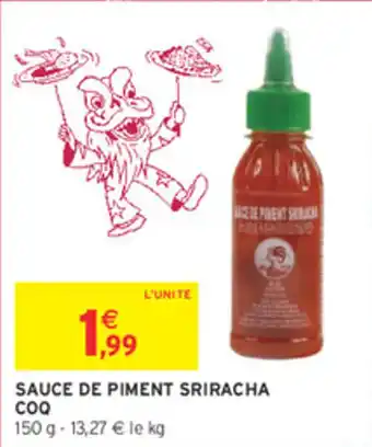 COQ Sauce de piment sriracha