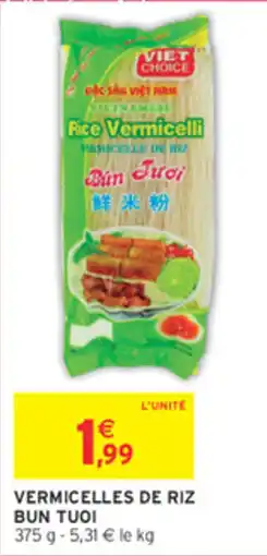 Intermarché Contact VIET CHOICE Vermicelles de riz offre