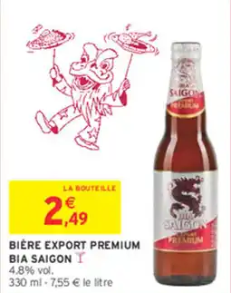Intermarché Contact BIA SAIGON BIÈRE EXPORT PREMIUM offre