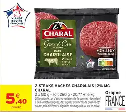 Intermarché CHARAL Grand Cru RACE CHAROLAISE offre