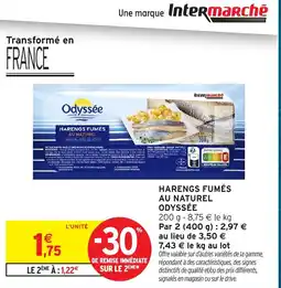 Intermarché Odyssee Harengs fumés offre