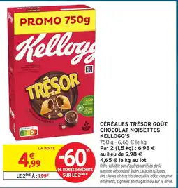 Intermarché Kellogg's Trésor offre