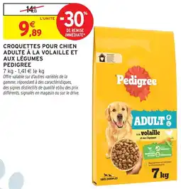 Intermarché Pedigree Croquettes pour chien adulte offre