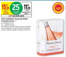 Intermarché Plessis-Duval CABERNET D'ANJOU ROSÉ offre