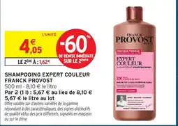 Intermarché FRANCK PROVOST SHAMPOOING EXPERT COULEUR offre