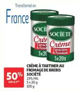 Auchan SOCIÉTÉ Crème offre