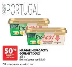 Auchan ProActiv Margarine Gourmet Doux offre