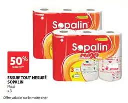 Auchan Sopalin Essuie tout mesuré offre