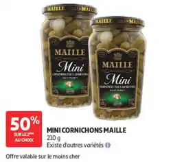 Auchan MAILLE Mini Cornichons offre