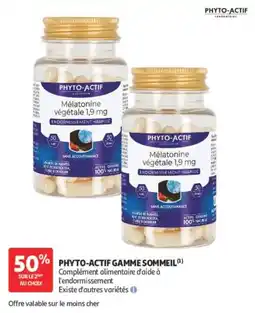 Auchan Phyto-actif mélatonine végétale 1,9 mg offre