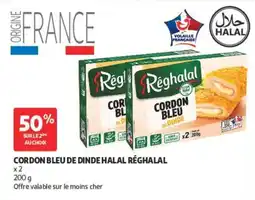 Auchan Réghalal Cordon Bleu de Dinde offre