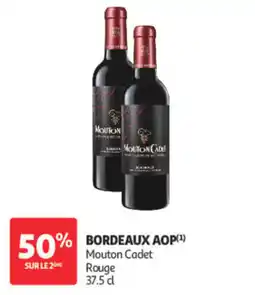 Auchan Mouton Cadet Bordeaux AOP offre