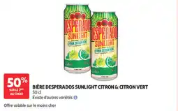 Auchan Desperados sunlight offre