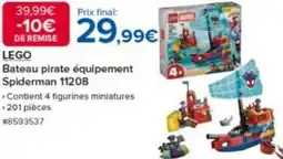 Costco Lego - bateau pirate équipement spiderman offre