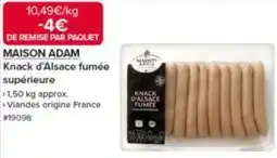 Costco Adam - maison adam knack d'alsace fumée supérieure offre