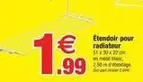 Bazarland Étendoir pour radiateur offre
