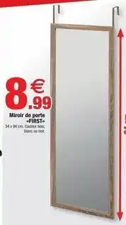 Bazarland Miroir de porte offre