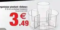 Bazarland Organiseur pivotant selena offre