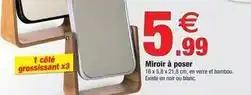 Bazarland Miroir à poser offre