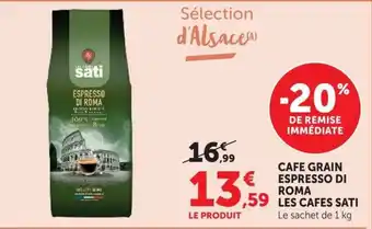 LES CAFES SATI CAFE GRAIN ESPRESSO DI ROMA