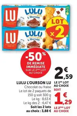 U Express LU LULU L'OURSON offre