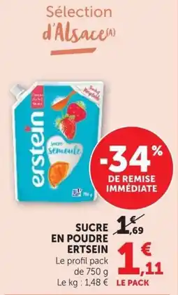U Express ERTSEIN Sucre en poudre offre