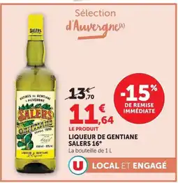 U Express SALERS Liqueur de gentiane offre