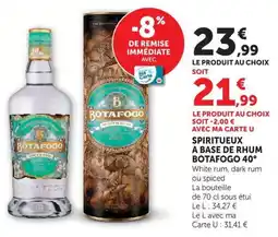 U Express Botafogo spiritueux a base de rhum offre